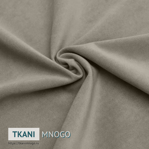 Фото фактуры велюра “19” (однотонный серый)