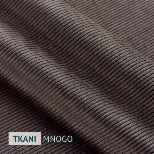 Фото внешнего вида велюра “5А” (полоса коричневый)