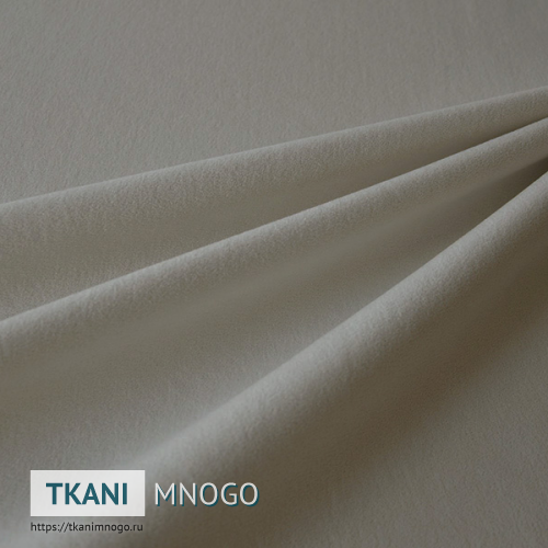 Фото внешнего вида велюра “Lion-3” (однотонный серый)