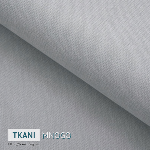 Фото внешнего вида велюра “80” (однотонный серый)