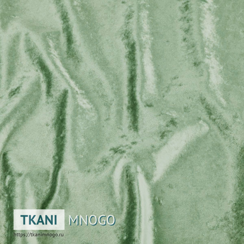 Фото фактуры велюра “19” (однотонный зеленый)