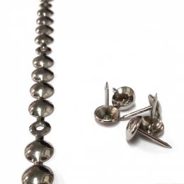 Декоративный молдинг серебро 9,5мм - Гвозди декоративные