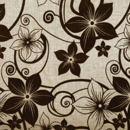 Рогожка С флоком - 257-139 (MS214-9) коричневый - Мебельная ткань С флоком
